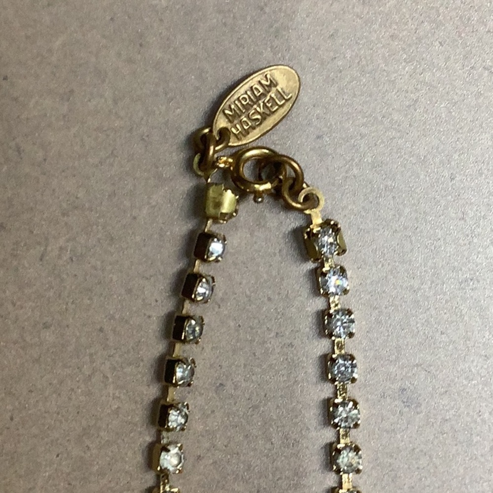 Miriam Haskell Vintage Rhinestone Necklace